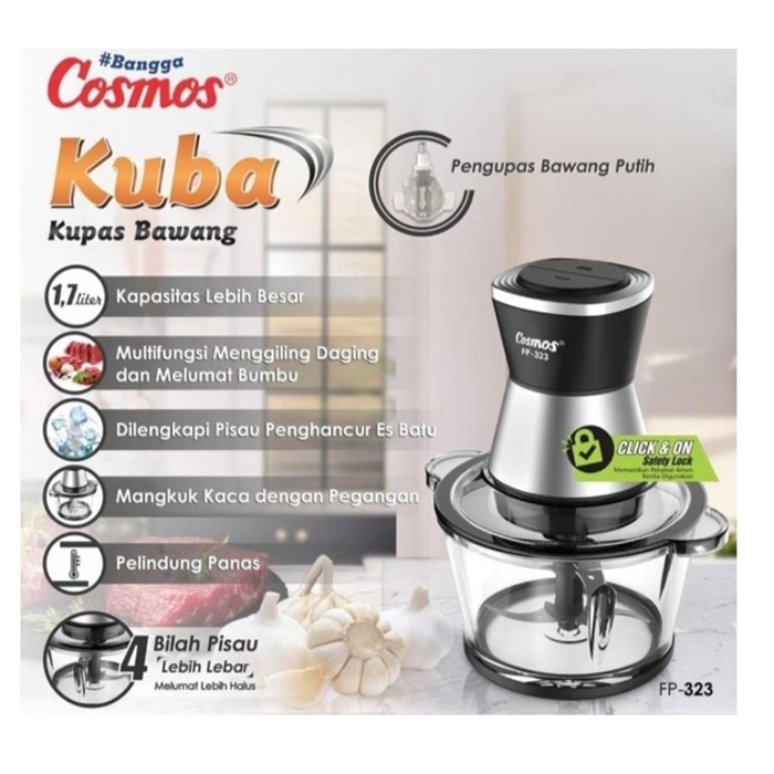 Cosmos Food Processor Penggiling Daging 1.7 Liter - FP32 | FP-32